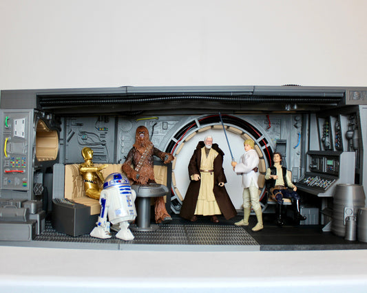 Millennium Falcon Interior Diorama Display for Star Wars The Black Series 1/12 6 Inch Scale Figures