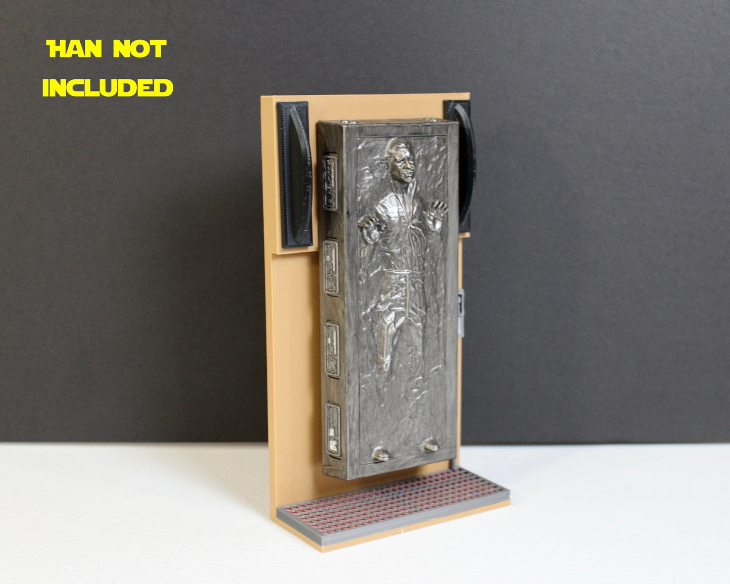 Han Solo Carbonite Diorama Display from Jabba's Palace for Star Wars The Black Series 6 Inch 1/12 Scale Figures (Han Not Included)