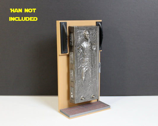 Han Solo Carbonite Diorama Display from Jabba's Palace for Star Wars The Black Series 6 Inch 1/12 Scale Figures (Han Not Included)