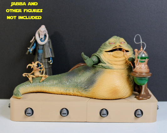 Jabba's Dais for Star Wars The Black Series Jabba The Hutt 6 Inch Scale Figure Throne Platform for 1/12 Scale Figures