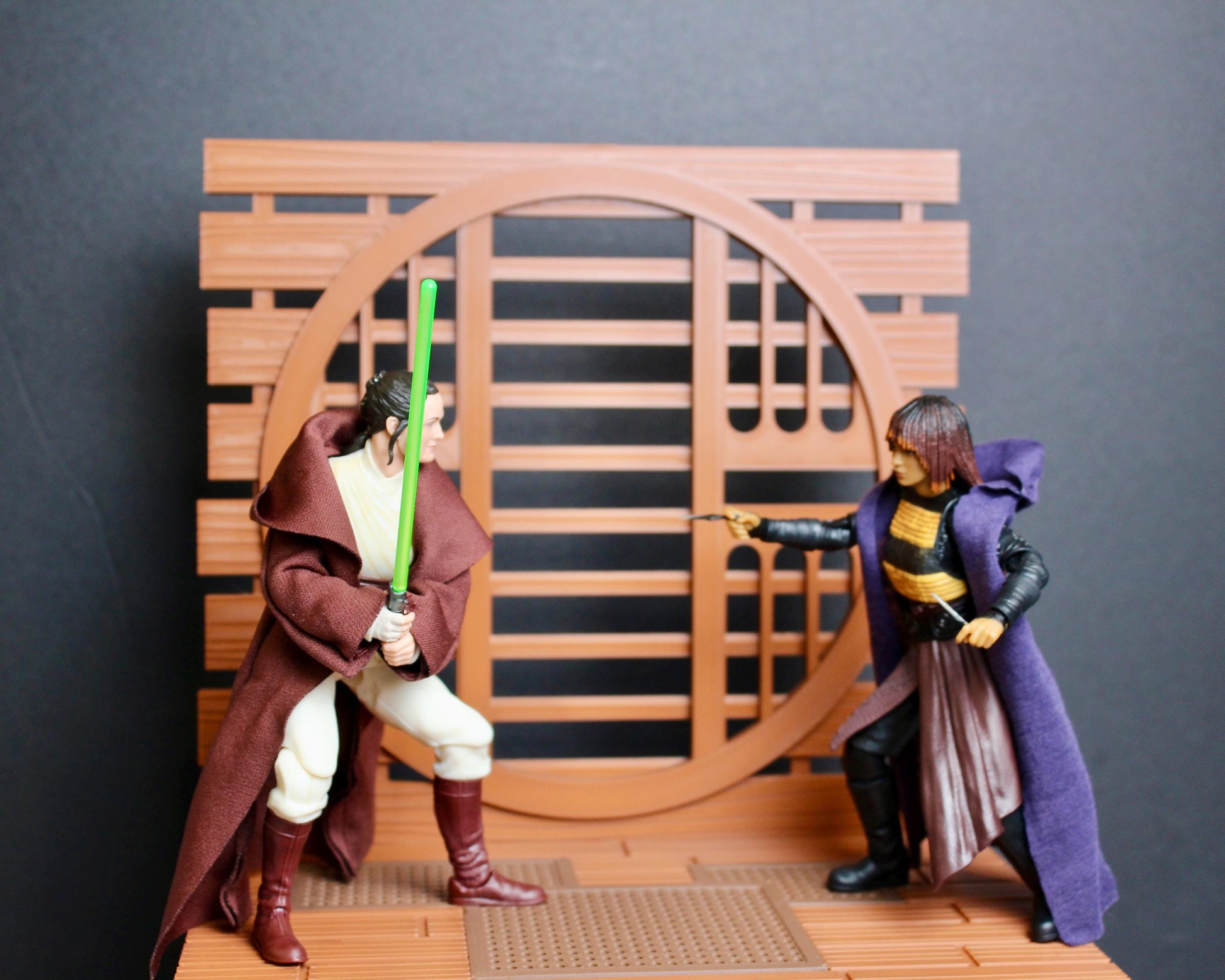 Star Wars Black Series Diorama: The Acolyte Noodle Bar Display