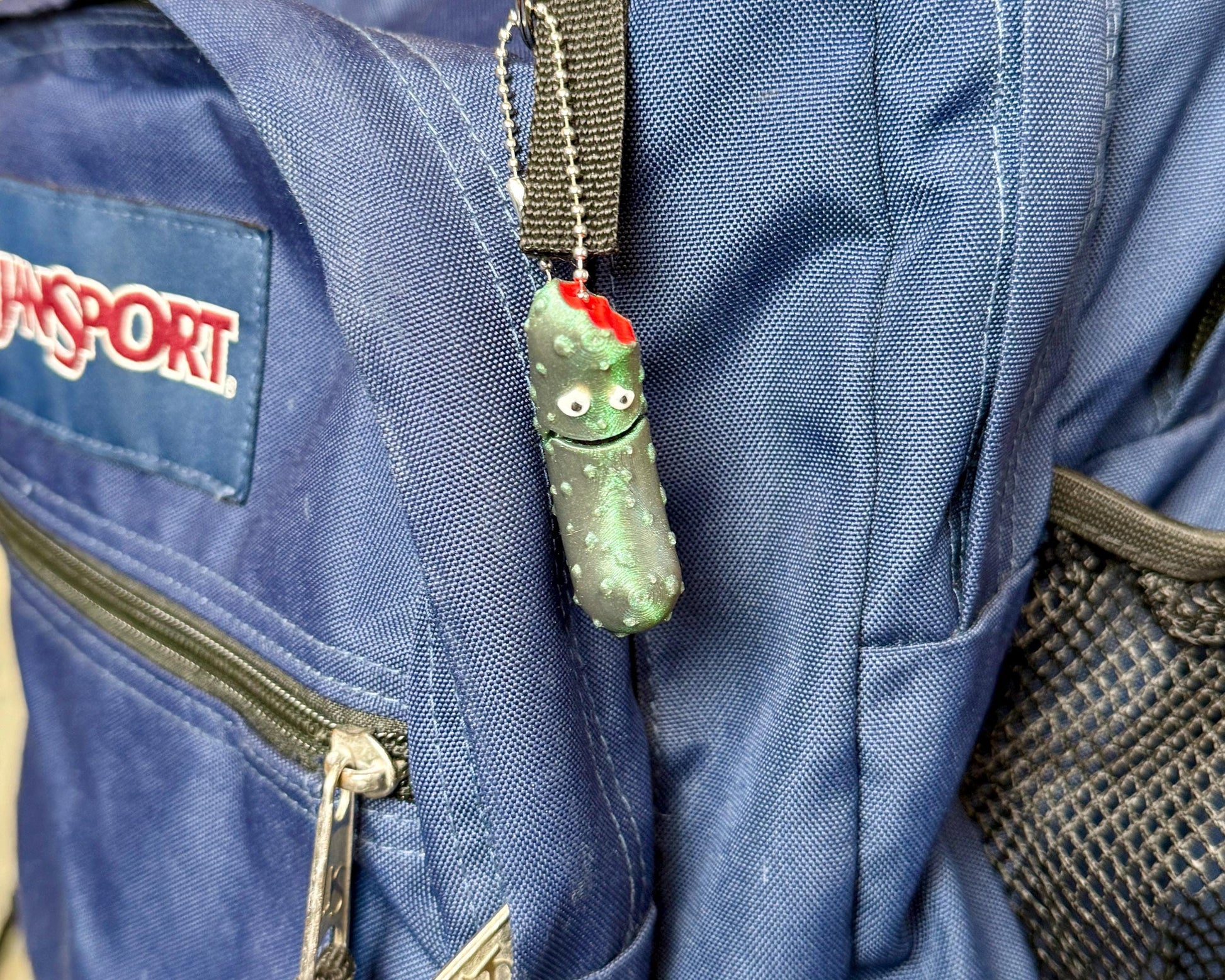 Pickle Expansion Mystery Pack, Tickles the Pickle 3D Printed Articulating Pickle Fidget Mystery Pack, Keychain Tag Accessory for Book Bag