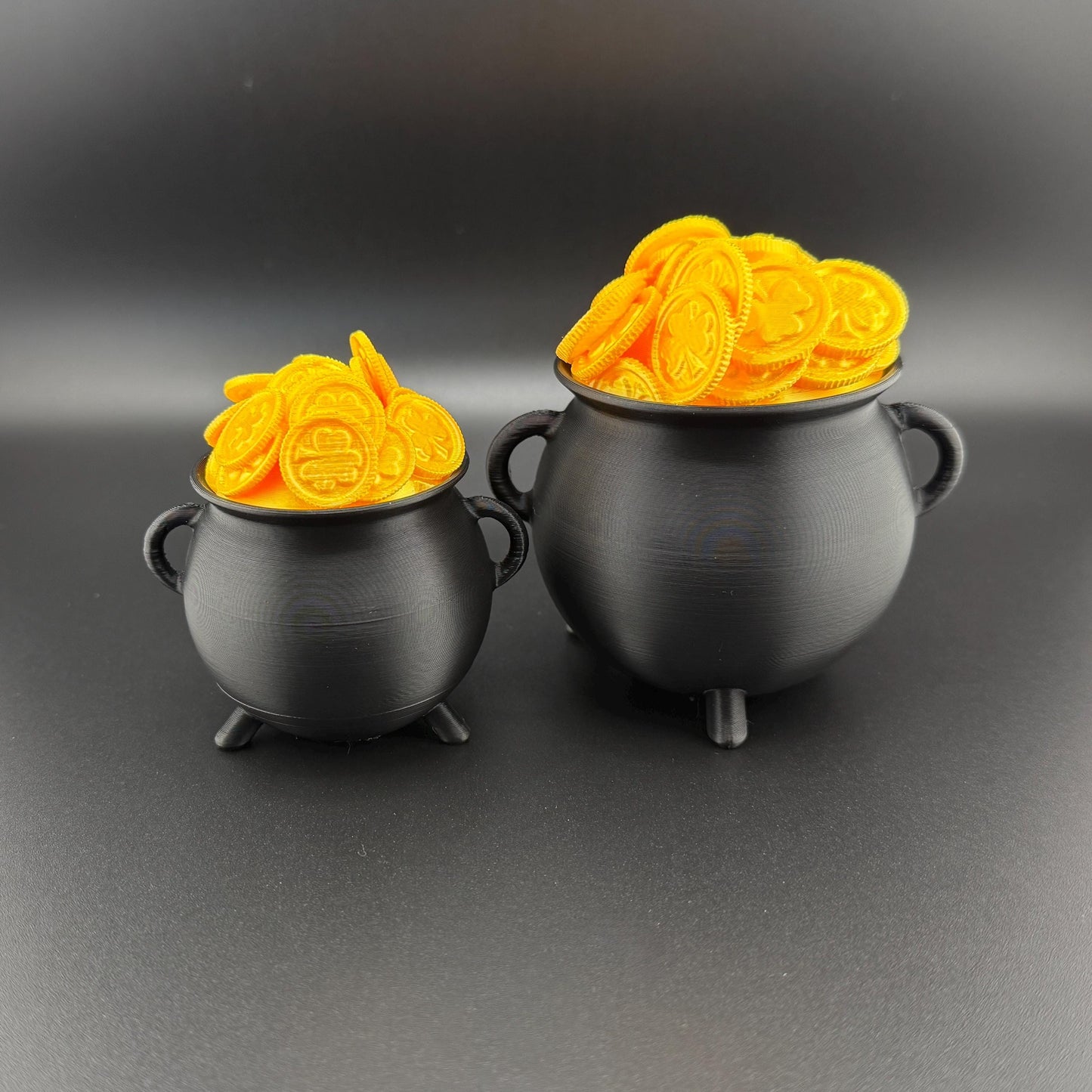 Irish Pickle w/ Pot of Gold Gift Set, Bearded Tickles the Pickle with Hat 3D Printed Articulating Fidget Toy, St. Patrick's Day Party Favor
