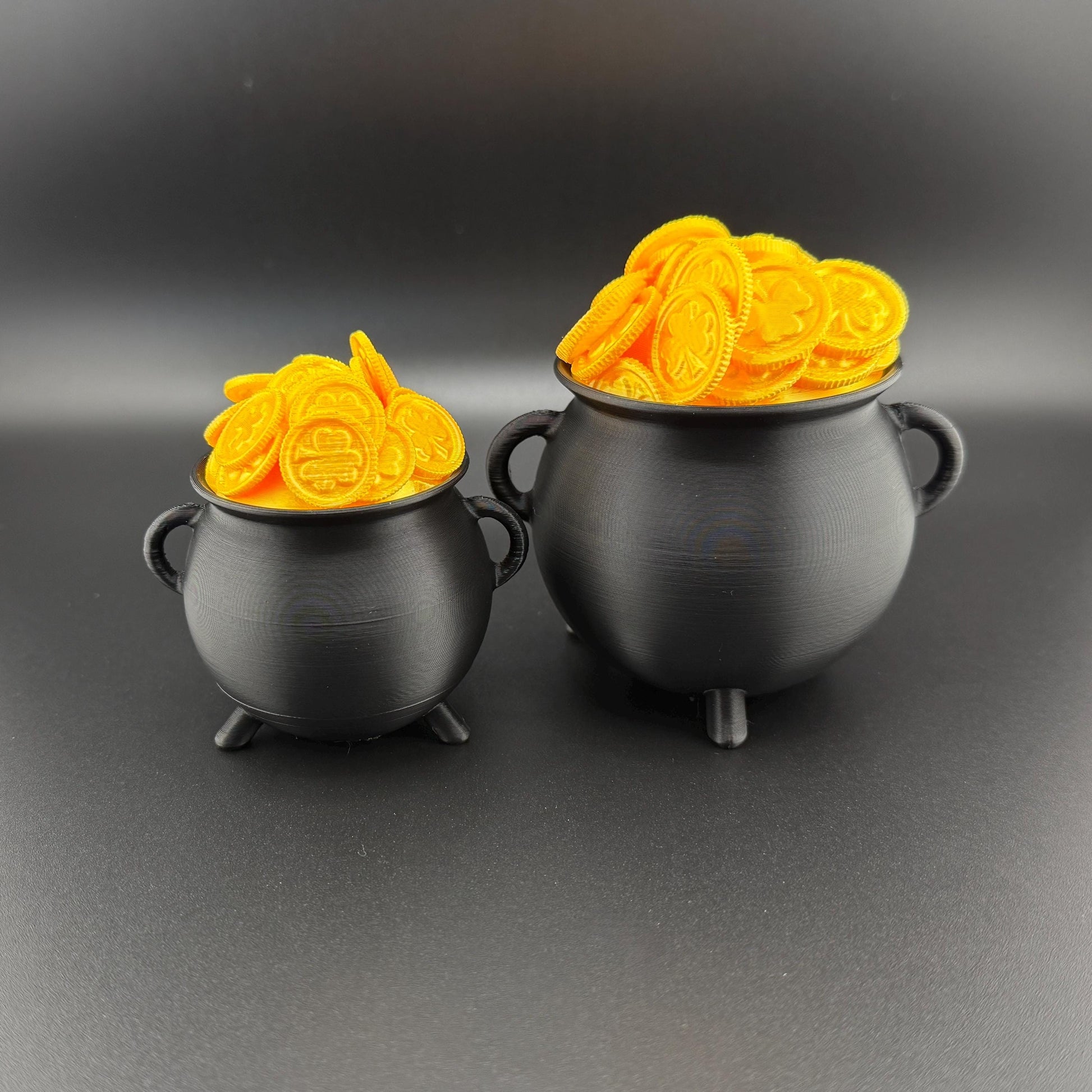 Irish Pickle w/ Pot of Gold Gift Set, Bearded Tickles the Pickle with Hat 3D Printed Articulating Fidget Toy, St. Patrick's Day Party Favor