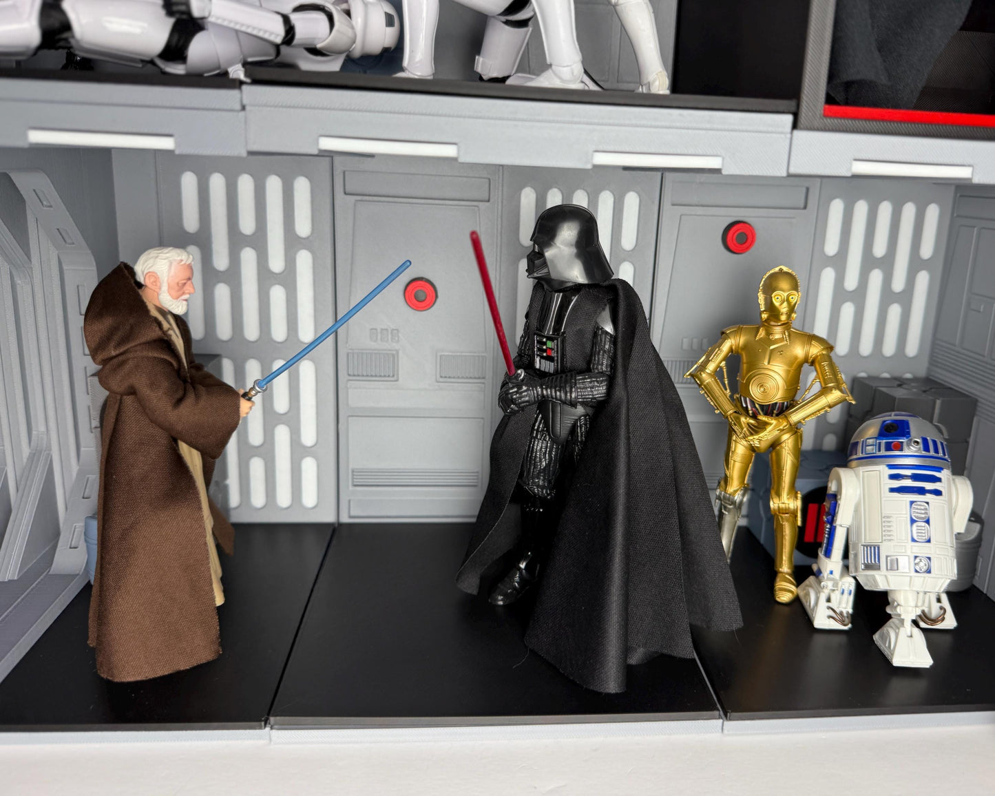 Death Star Station Stacker Display for Star Wars The Black Series 3D Printed Figure Display for Star Wars 1/12 Scale A New Hope Figures