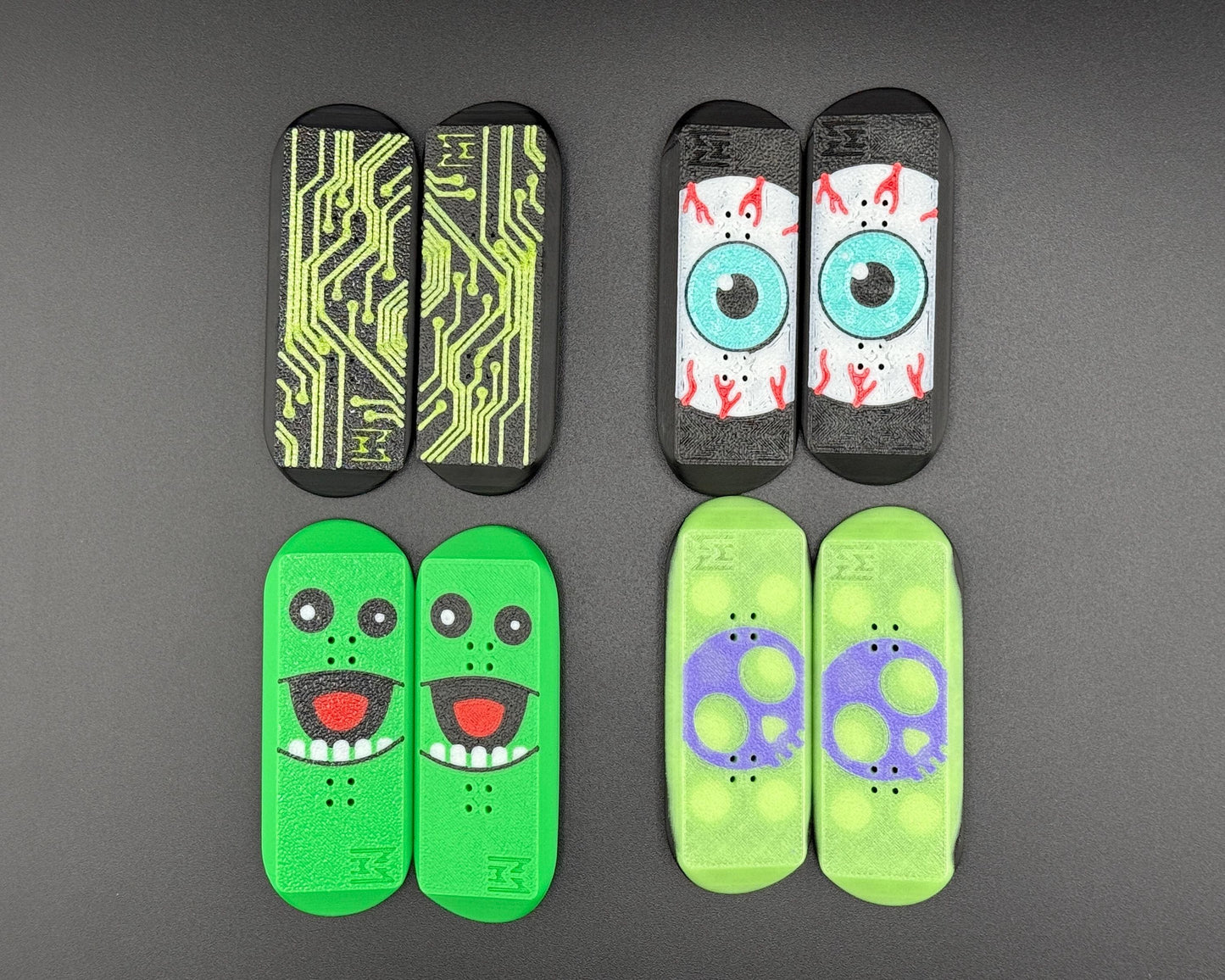 Kickflip Magnetic Skateboard Fidget | 3D Printed Fidget | Various Styles and Colors | Skateboard Deck Toy | Skateboard Tricks