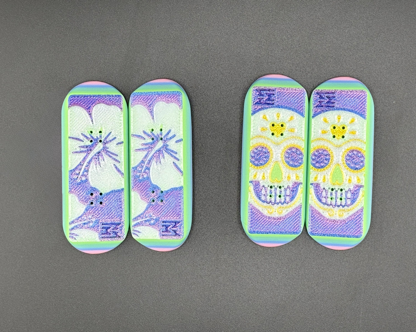 Kickflip Magnetic Skateboard Fidget | 3D Printed Fidget | Various Styles and Colors | Skateboard Deck Toy | Skateboard Tricks