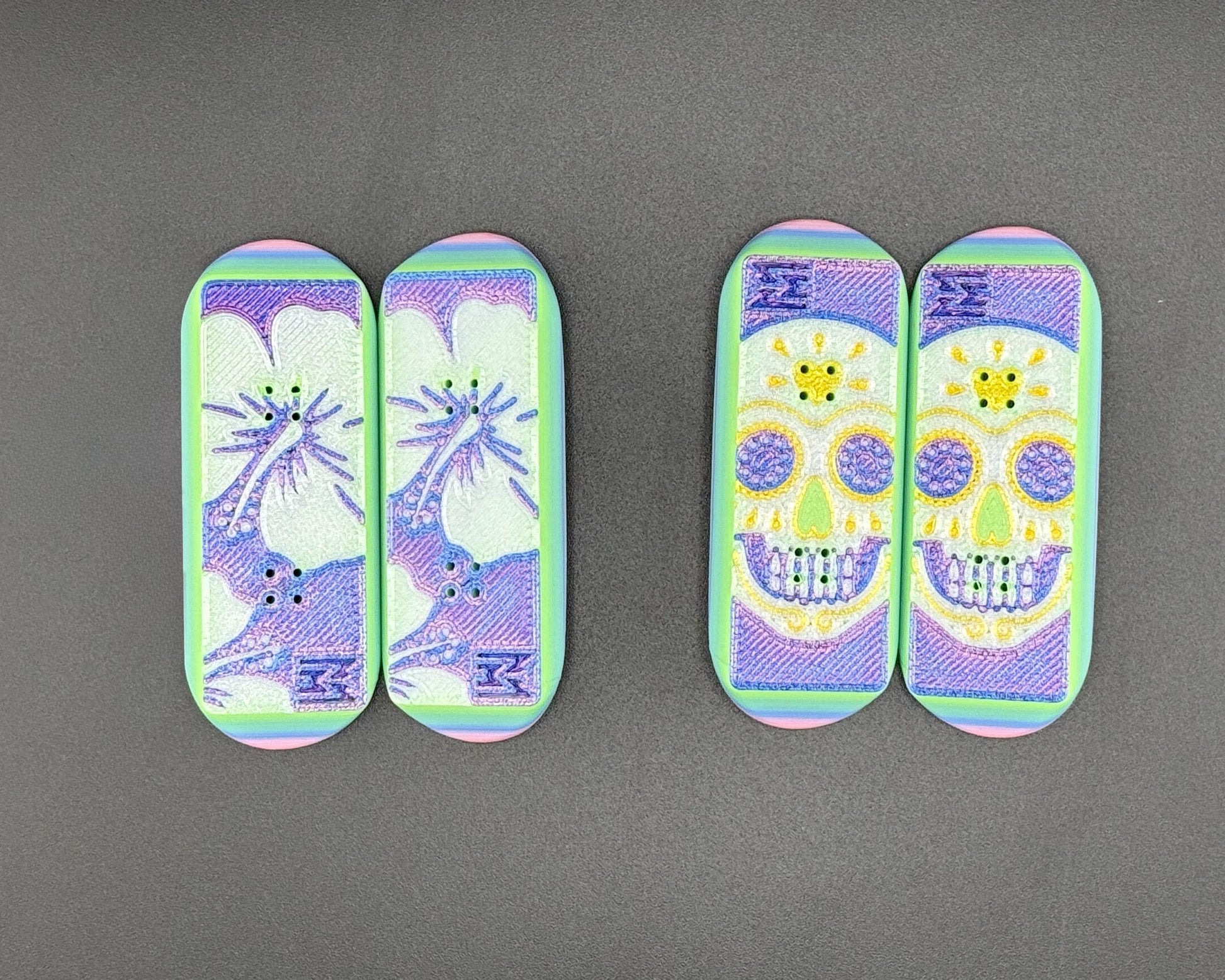 Kickflip Magnetic Skateboard Fidget | 3D Printed Fidget | Various Styles and Colors | Skateboard Deck Toy | Skateboard Tricks