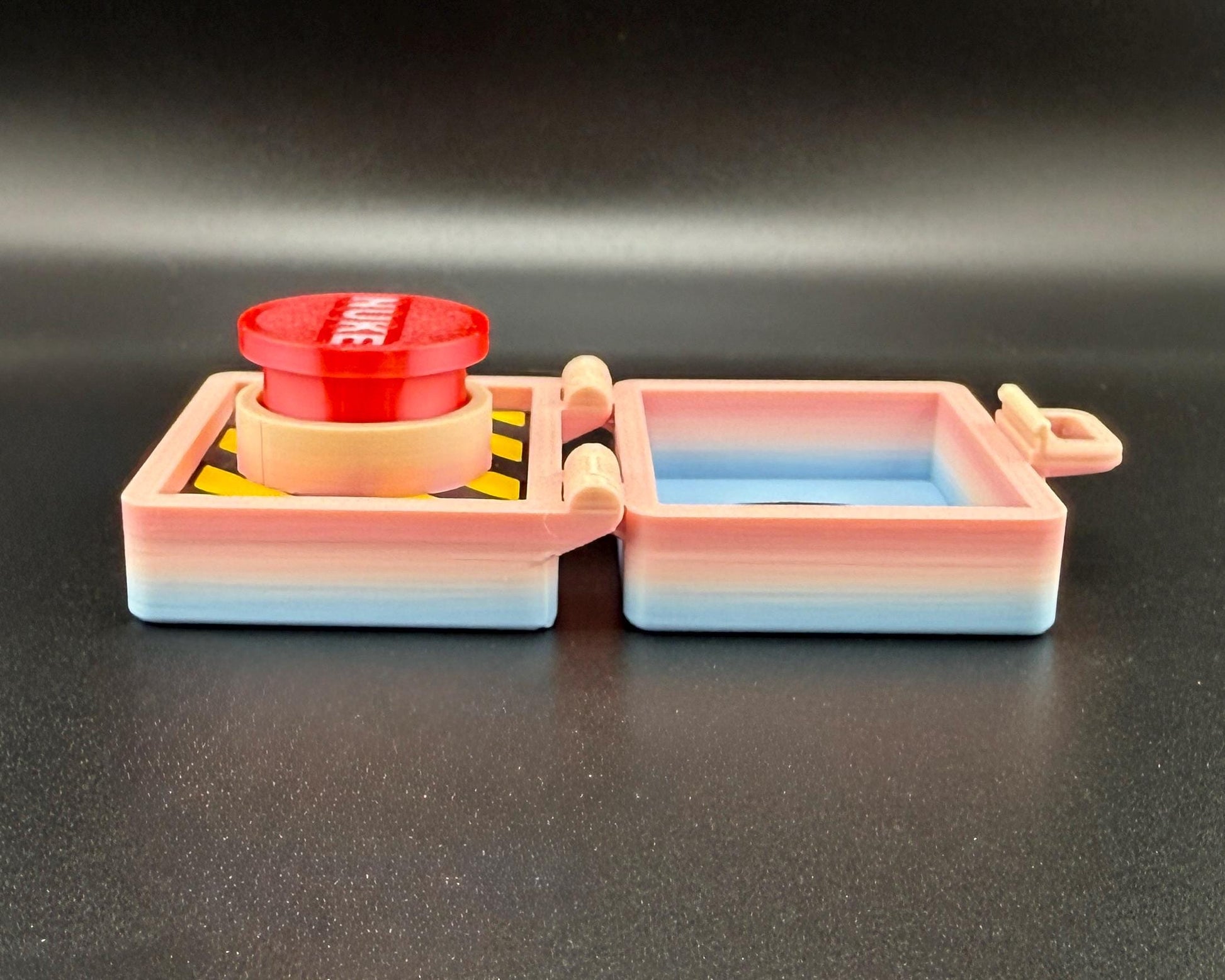 Nuke Briefcase Clicker Toy – Loud Mechanical Switch Fidget – Spy Toy, Desk Fidget, Stress Relief Gadget, Novelty Gift for Adults