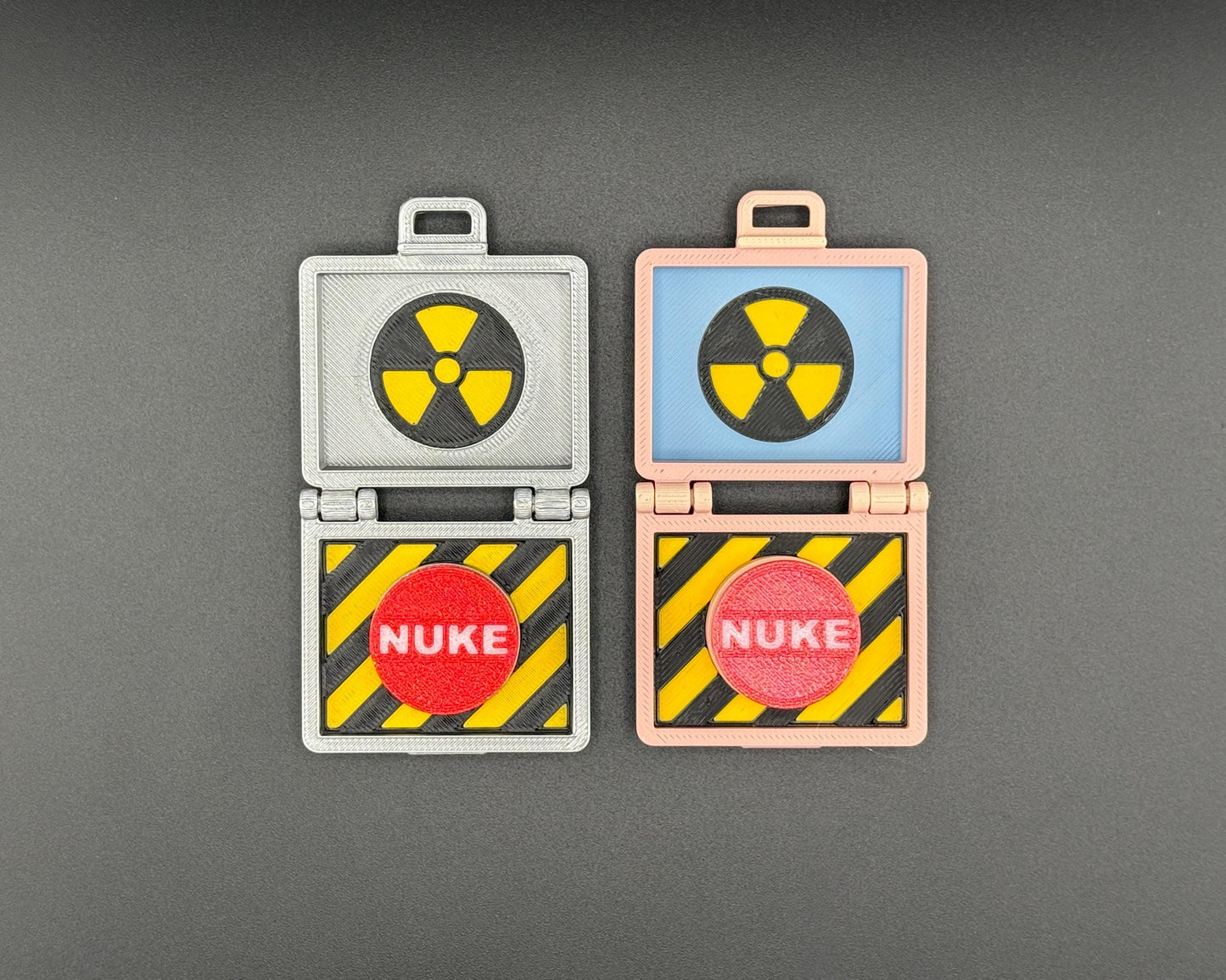 Nuke Briefcase Clicker Toy – Loud Mechanical Switch Fidget – Spy Toy, Desk Fidget, Stress Relief Gadget, Novelty Gift for Adults