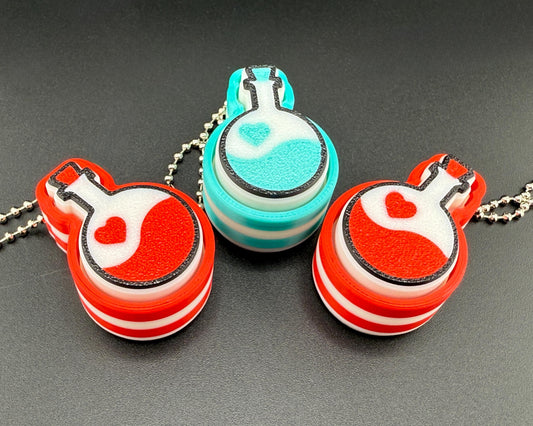 Love Potion Clicker Toy –Clicky Loud Mechanical Switch Fidget –Stress Relief Desk Toy, Anxiety Fidget, Cute Novelty Gift, Office Desk Fidget