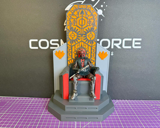 Throne of Mandalore for Star Wars The Black Series | 1/12 Scale Star Wars Diorama Chair | Mandalorian Display Seat for 6-Inch Action Figures