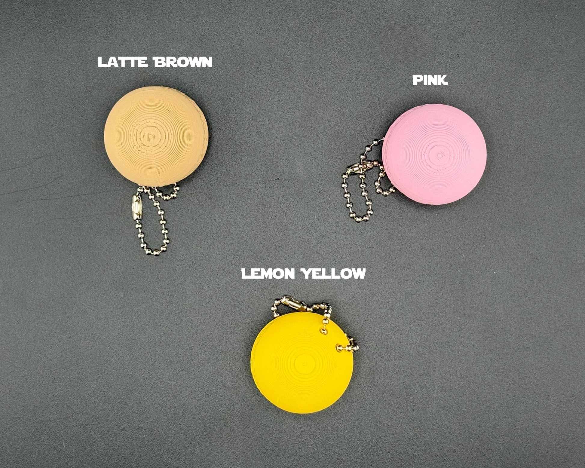 Macaron Clicker Fidget Keychain | 3D Printed Sensory Toy | Cute Stress Relief Gift for Desk, Bag, or Pocket | Clicky Keyring | Rainbow Pride