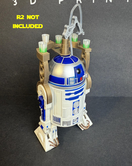 R2-D2 Drink Tray Accessory | 1/12 Scale Star Wars Black Series Add-On | Jabba’s Palace Scene Prop | Droid Diorama Display