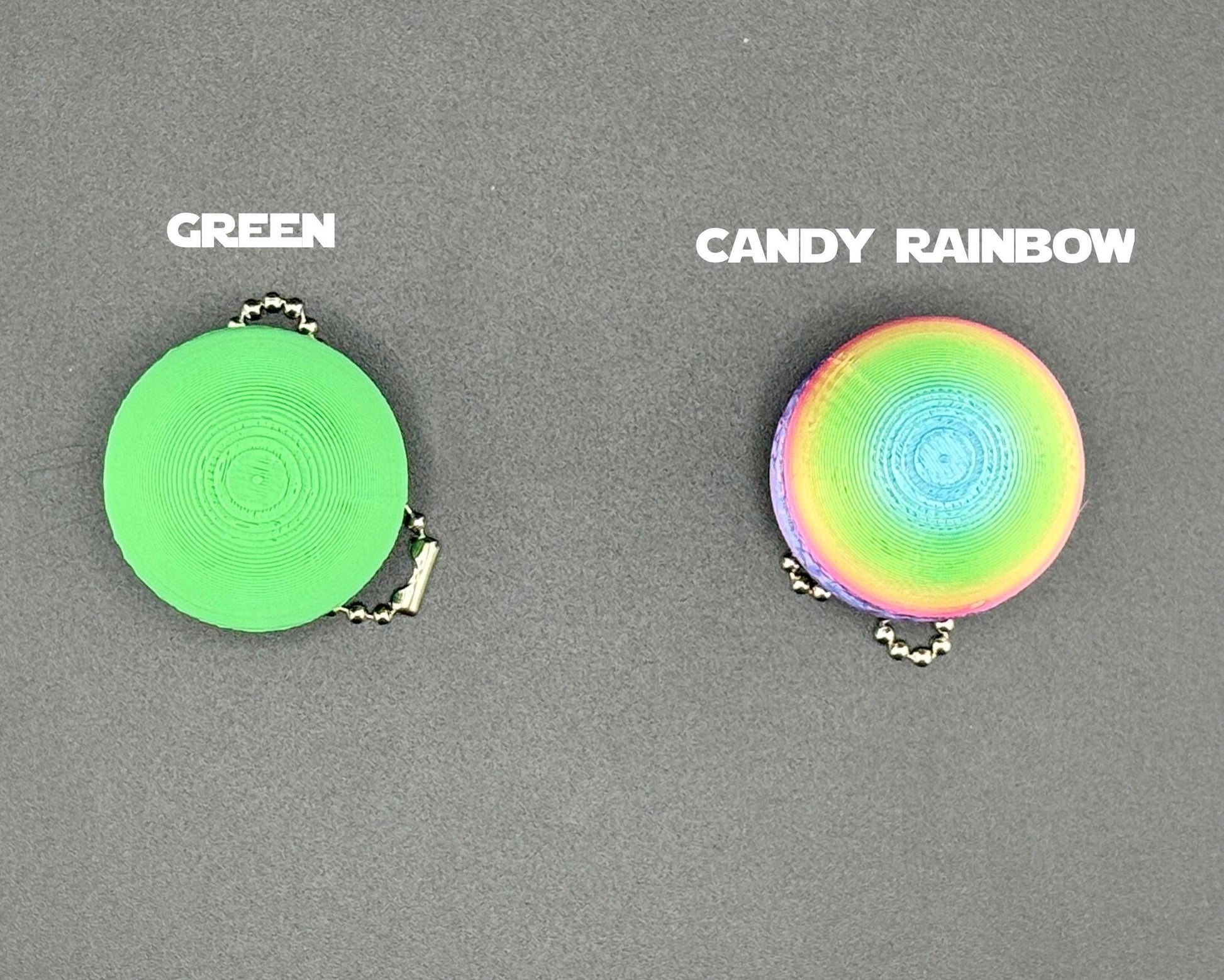 Macaron Clicker Fidget Keychain | 3D Printed Sensory Toy | Cute Stress Relief Gift for Desk, Bag, or Pocket | Clicky Keyring | Rainbow Pride