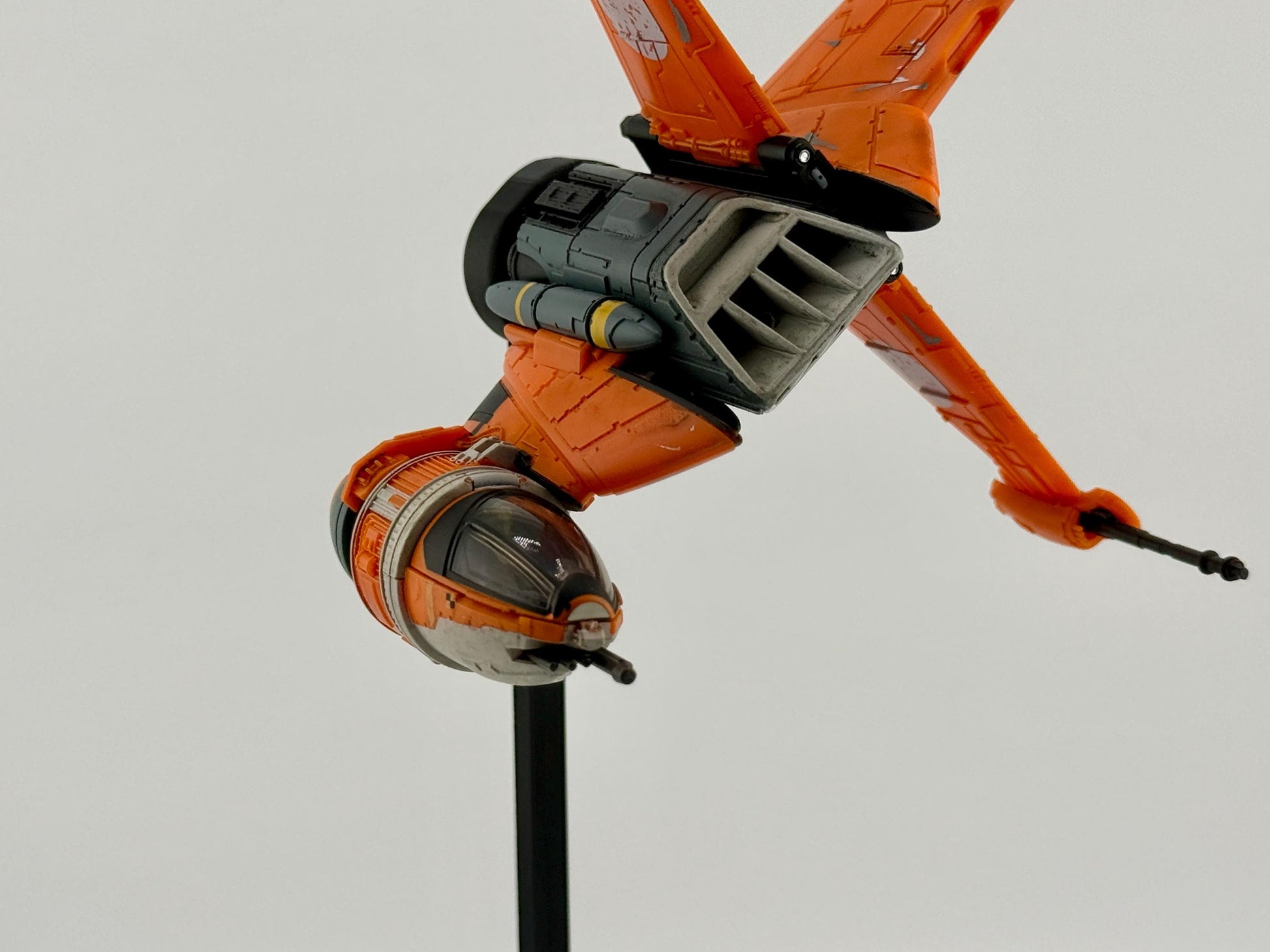 B-Wing Flight Stand STL File | Modular Display Stand for Micro Galaxy Squadron | Cosmic Swap Flight Stands Digital Download