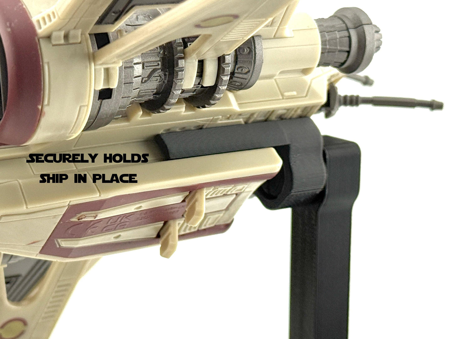 ARC-170 Flight Stand for Micro Galaxy Squadron | Cosmic Swap Flight Stands | Fixed-Height, Multi-Height, Dynamic Packs| Durable Flight Stand