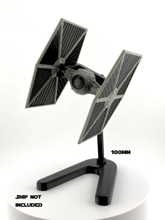TIE Fighter Flight Stand – Cosmic Swap Modular Display System for Micro Galaxy Squadron | Fixed-Height, Multi-Height, and Dynamic Packs