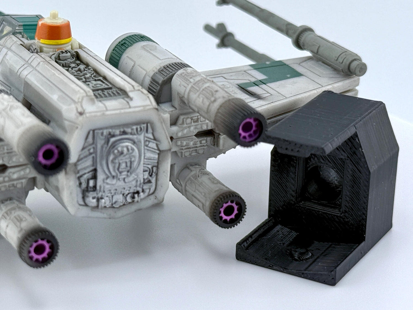 X-Wing Flight Stand STL File | Modular Display Stand for Micro Galaxy Squadron | Cosmic Swap Flight Stands Digital Download