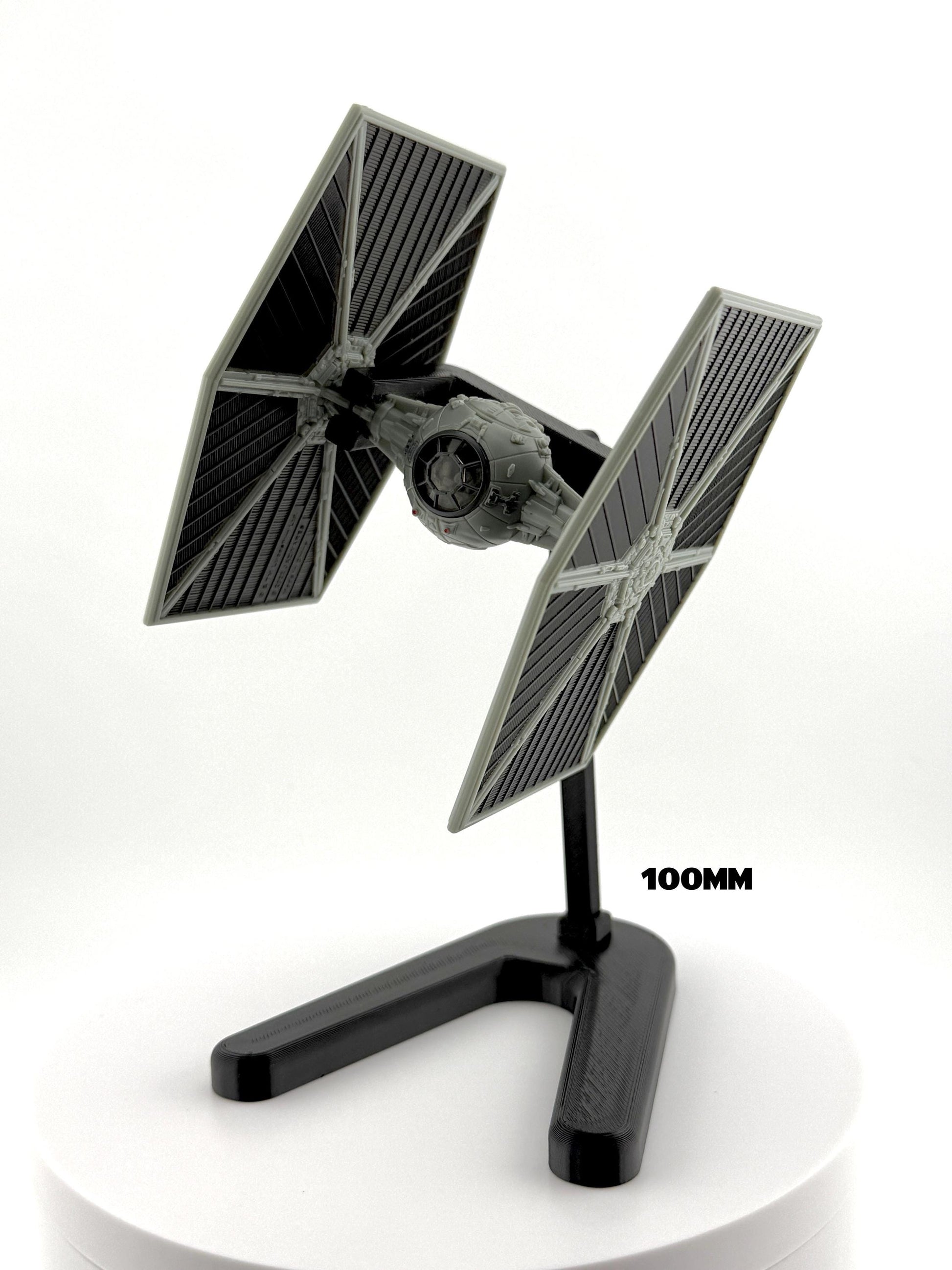 TIE Fighter Flight Stand STL File | Modular Display Stand for Micro Galaxy Squadron | Cosmic Swap Flight Stands Digital Download