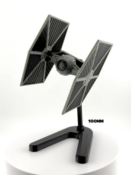 TIE Fighter Flight Stand STL File | Modular Display Stand for Micro Galaxy Squadron | Cosmic Swap Flight Stands Digital Download