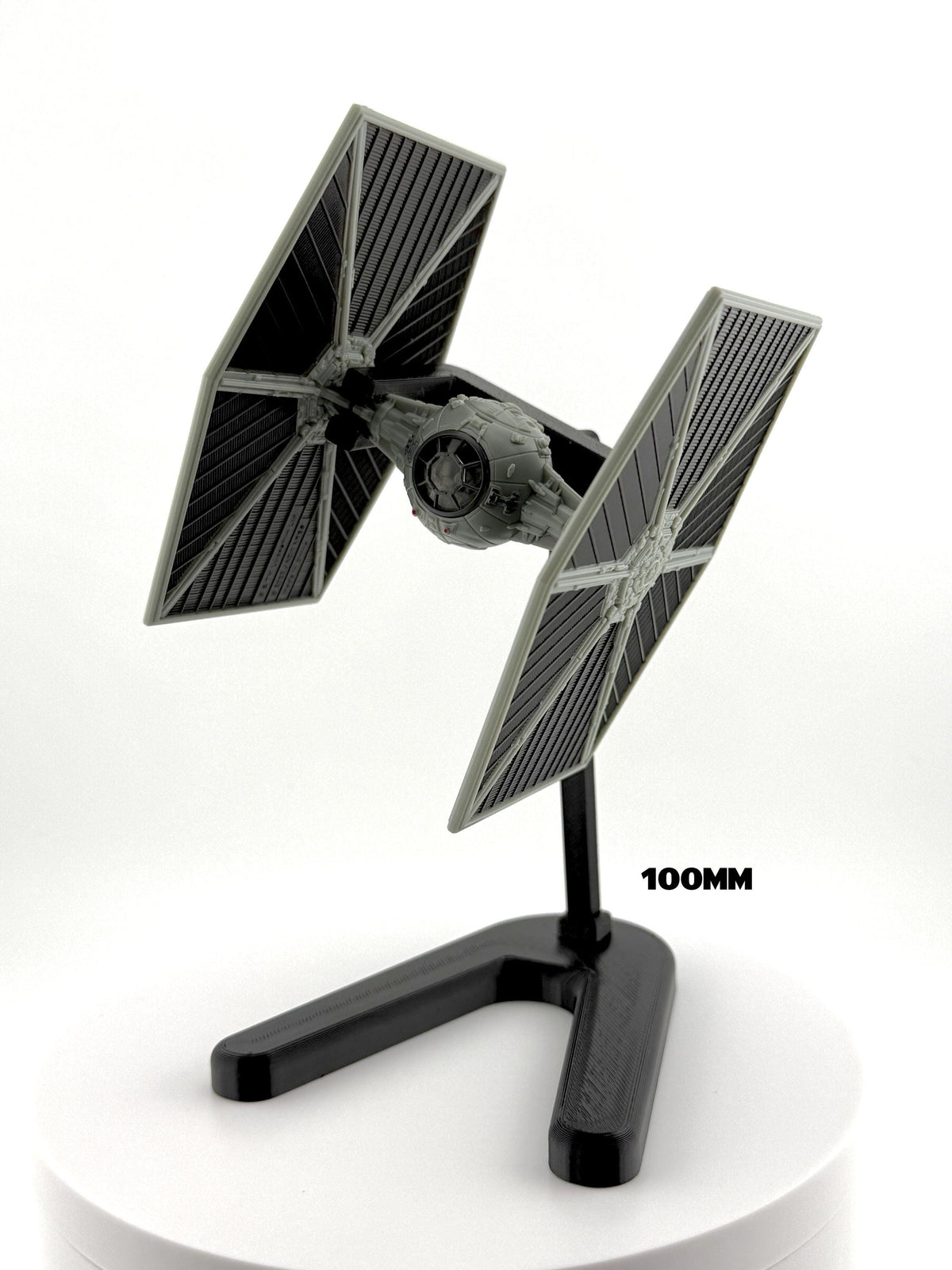 TIE Fighter Flight Stand STL File | Modular Display Stand for Micro Galaxy Squadron | Cosmic Swap Flight Stands Digital Download