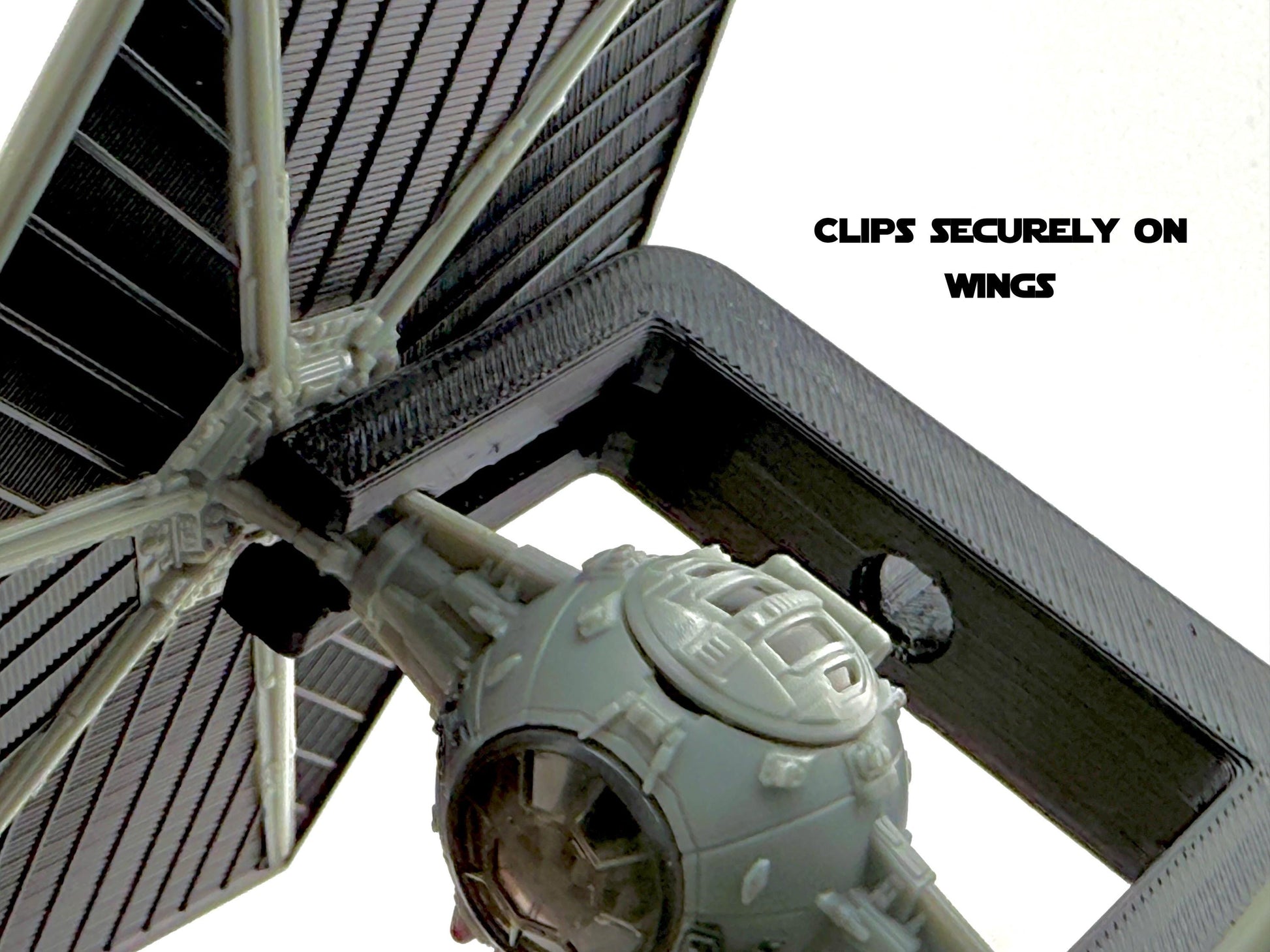 TIE Fighter Flight Stand – Cosmic Swap Modular Display System for Micro Galaxy Squadron | Fixed-Height, Multi-Height, and Dynamic Packs