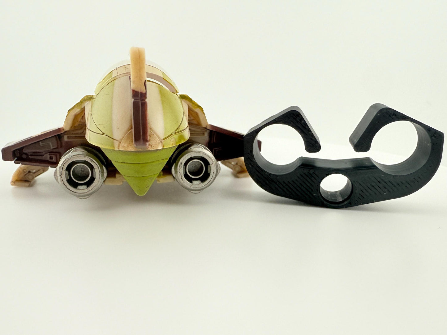 Jedi Starfighter Flight Stand for Micro Galaxy Squadron | Cosmic Swap Flight Stands | Fixed-Height, Multi-Height, Dynamic Packs