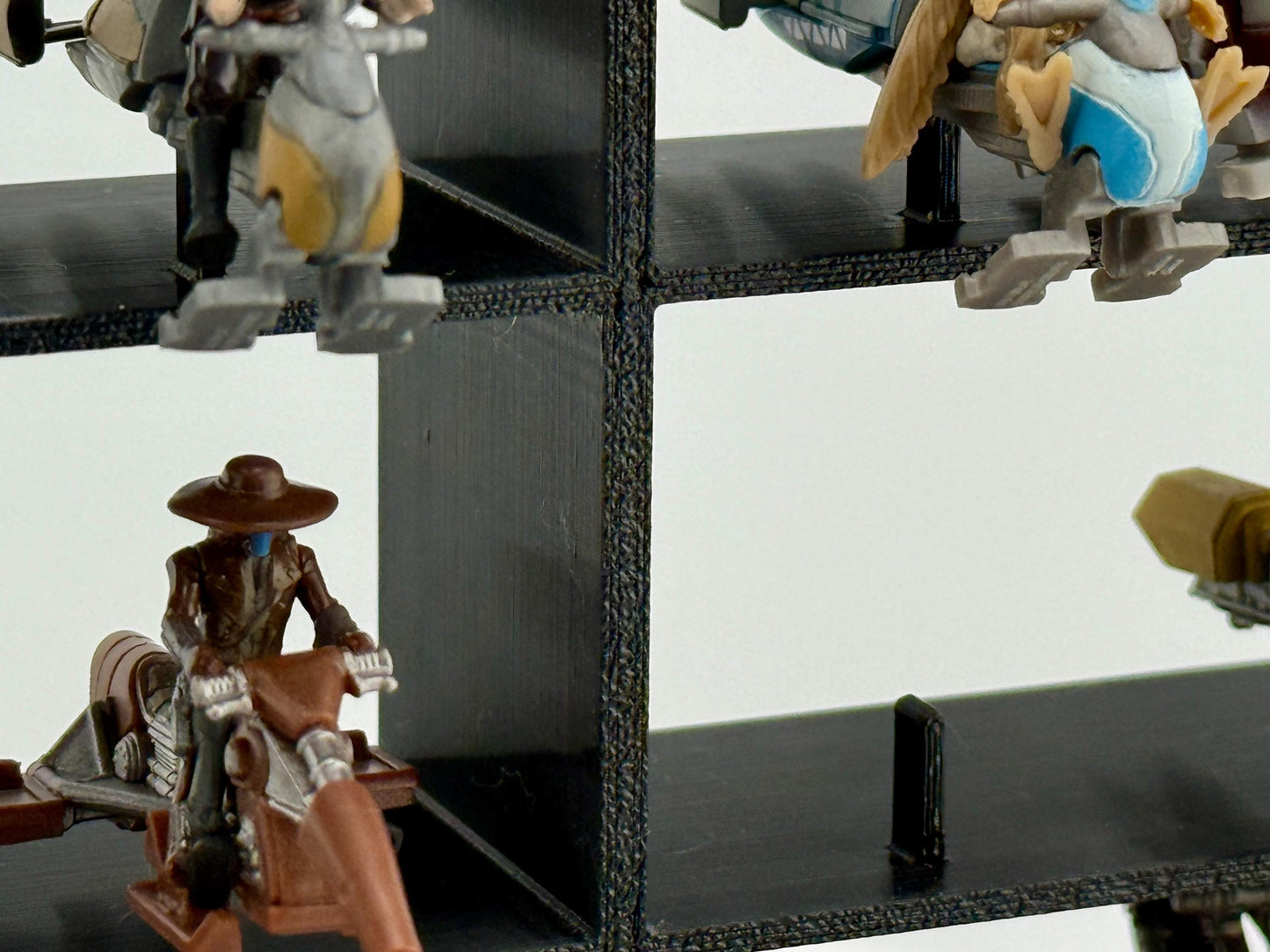 Cosmic Swap Scout Class Display Stand STL File| Peg Display System for Micro Galaxy Squadron Digital File for 3D Printing |Holds 18 Vehicles