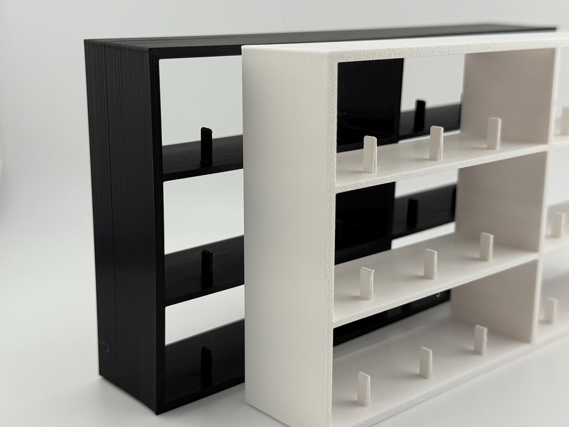 Cosmic Swap Scout Class Display Stand STL File| Peg Display System for Micro Galaxy Squadron Digital File for 3D Printing |Holds 18 Vehicles