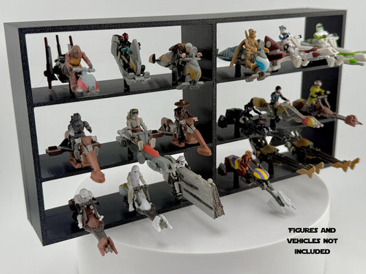 Cosmic Swap Scout Class Display Stand | Peg Display System for Micro Galaxy Squadron | Holds 18 Vehicles