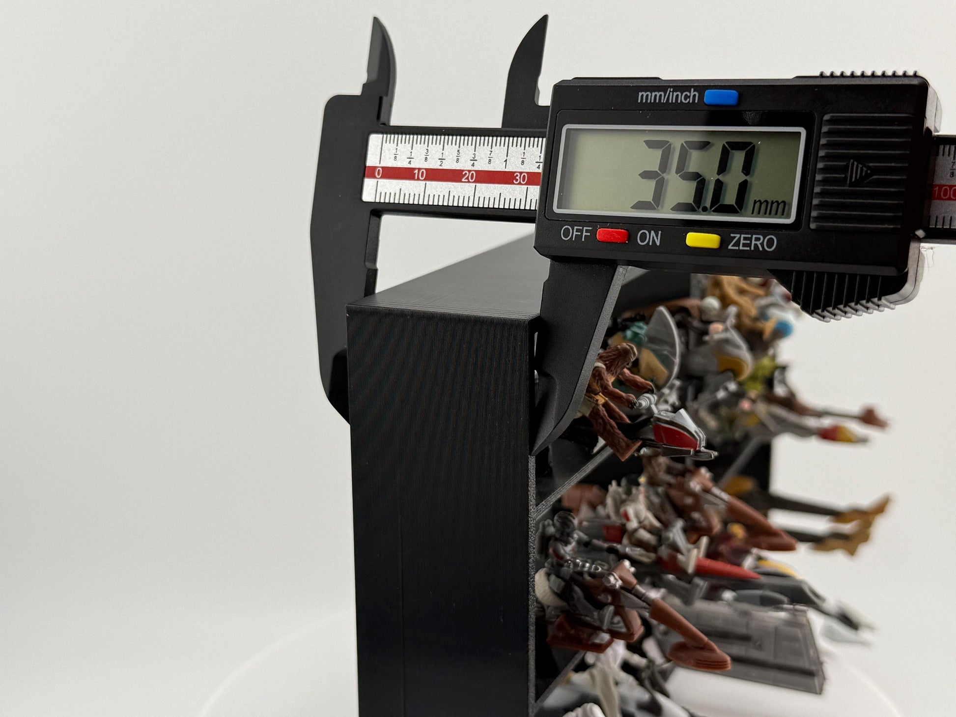 Cosmic Swap Scout Class Display Stand STL File| Peg Display System for Micro Galaxy Squadron Digital File for 3D Printing |Holds 18 Vehicles