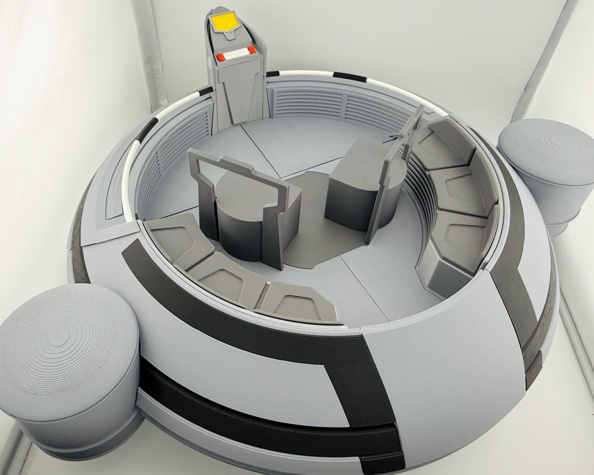 Senate Pod Diorama 1/12 Scale | Star Wars Black Series Display Stand 6 Inch Figure Diorama | Model Kit and Size Options | Landspeeder Luke