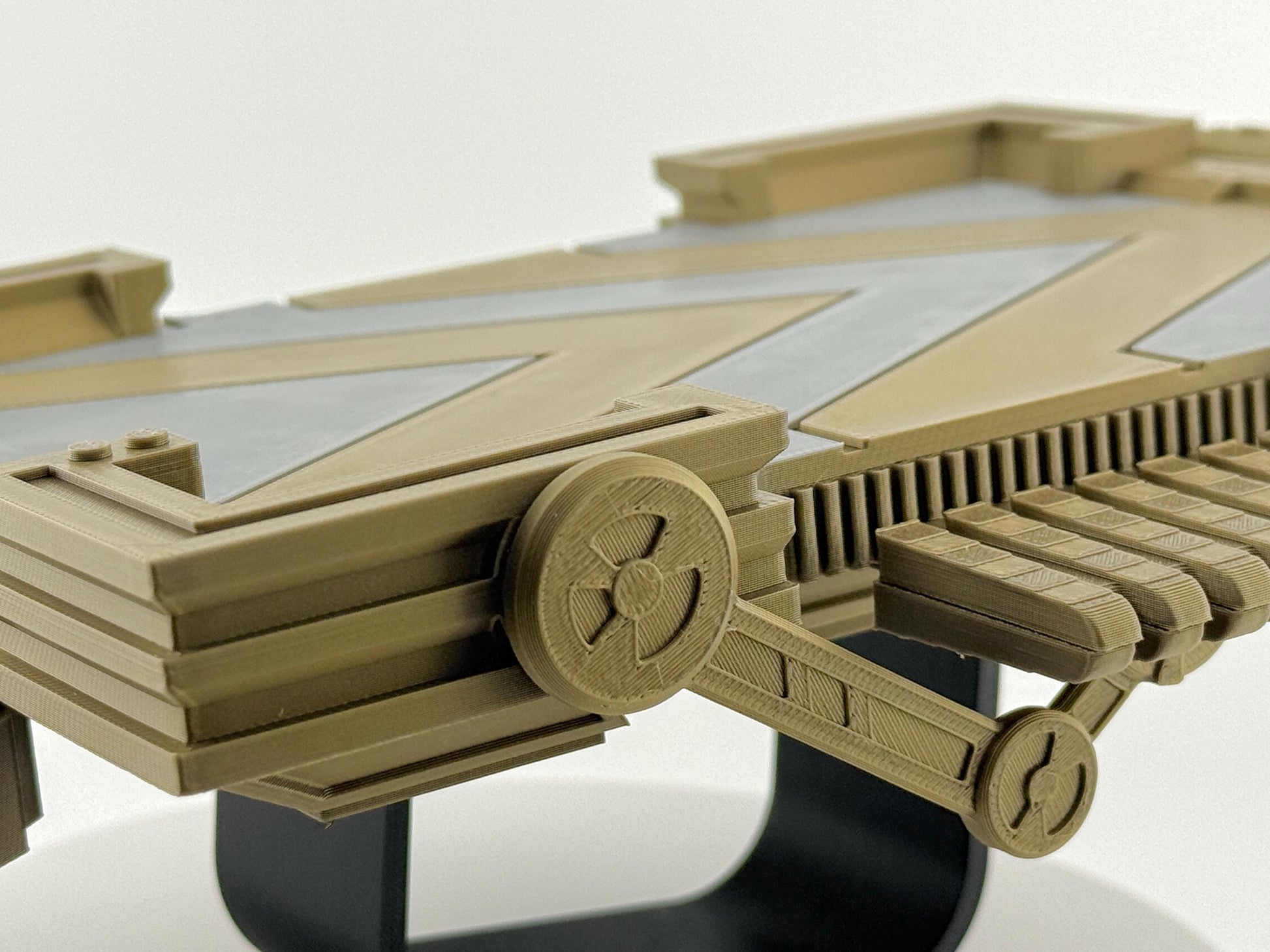 Mustafar Platform for Star Wars the Black Series | Duel on Mustafar Diorama 1/12 Scale | Black Series Display Stand | Landspeeder Luke