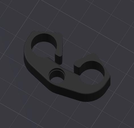 Jedi Starfighter Flight Stand STL File | Modular Display Stand for Micro Galaxy Squadron | Cosmic Swap Flight Stands Digital Download