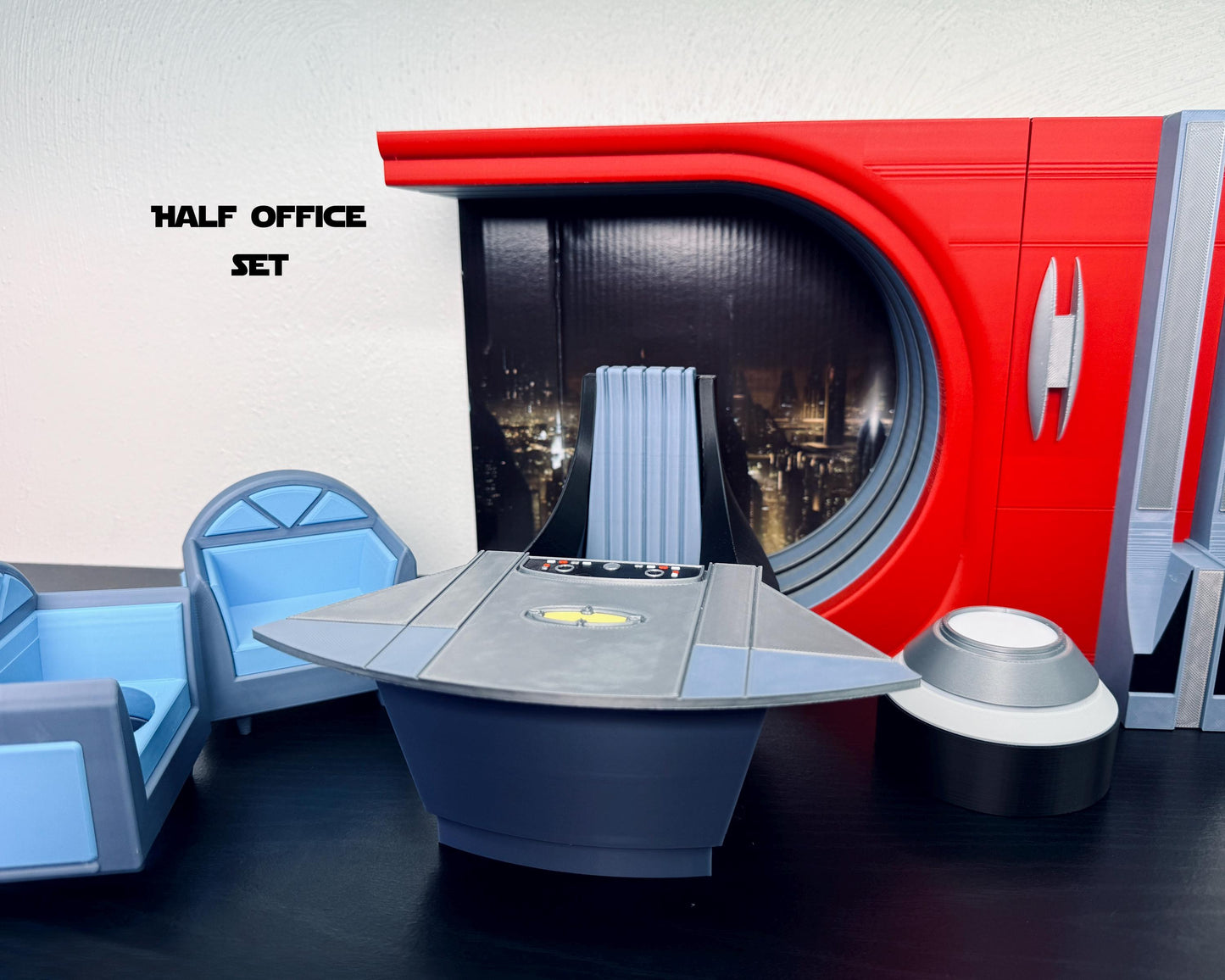 Palpatine's Office Diorama 1/12 Scale | Star Wars Black Series Display Stand for 6 Inch Figures | Choose Your Set | Landspeeder Luke