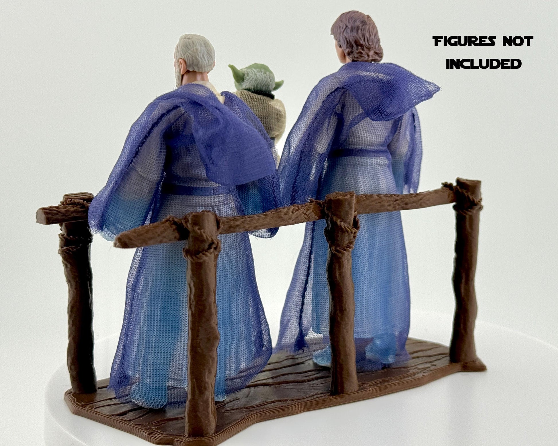 Force Spirit Bridge Display | Force Ghost Bridge Diorama | Star Wars The Vintage Collection | TVC Display Stand | Obi-Wan Anakin Yoda Scene