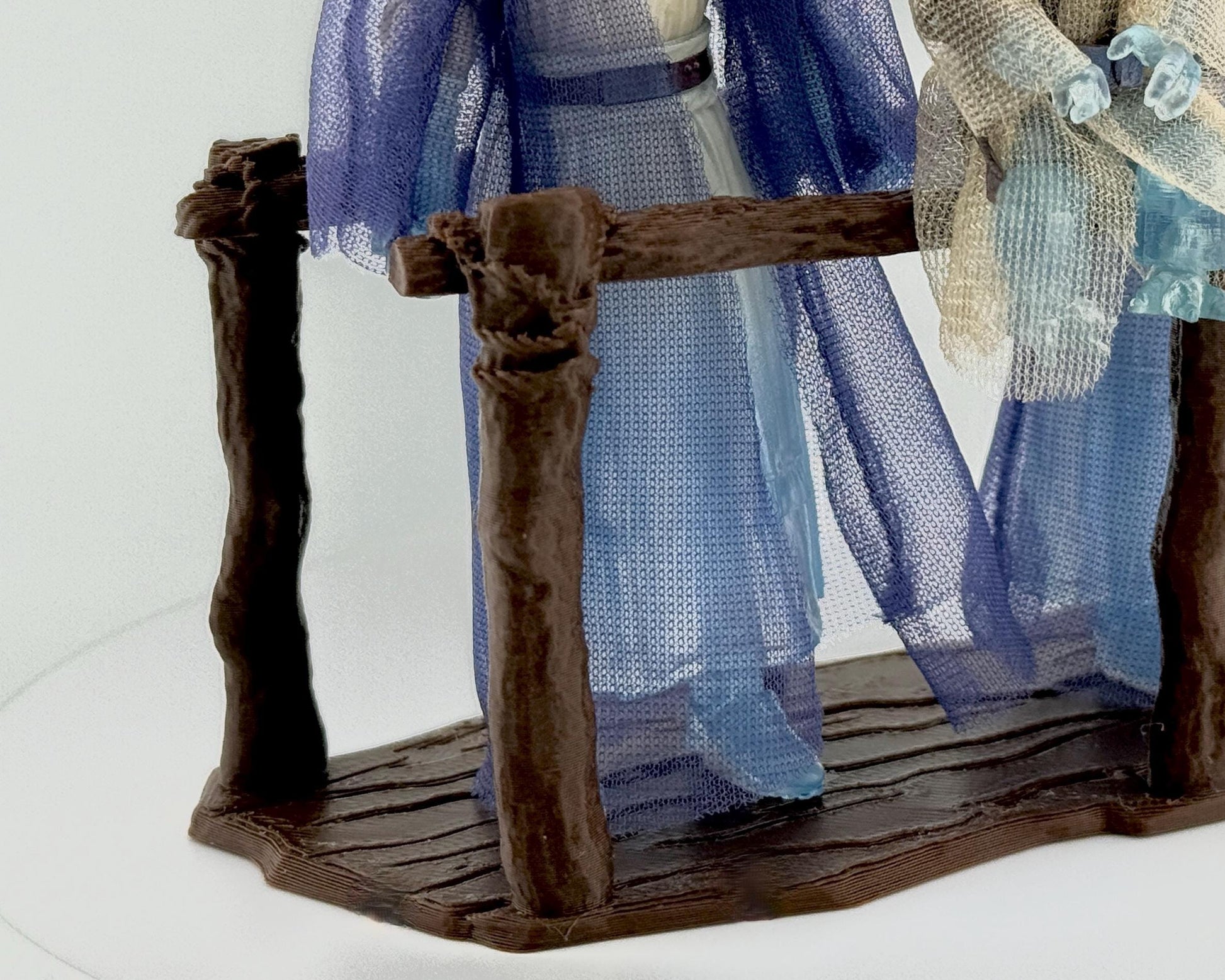 Force Spirit Bridge Display | Force Ghost Bridge Diorama | Star Wars The Vintage Collection | TVC Display Stand | Obi-Wan Anakin Yoda Scene