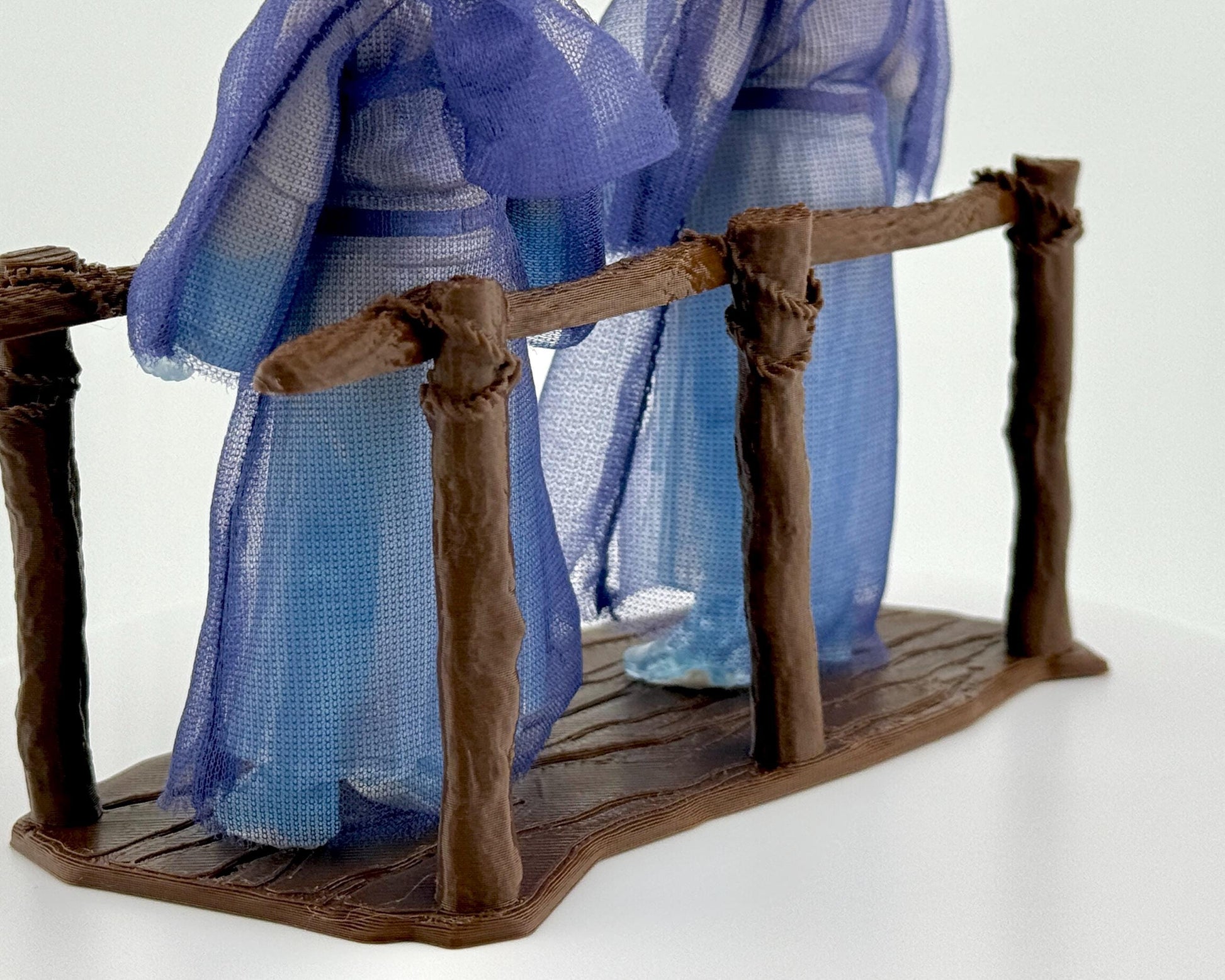 Force Spirit Bridge Display | Force Ghost Bridge Diorama | Star Wars The Vintage Collection | TVC Display Stand | Obi-Wan Anakin Yoda Scene