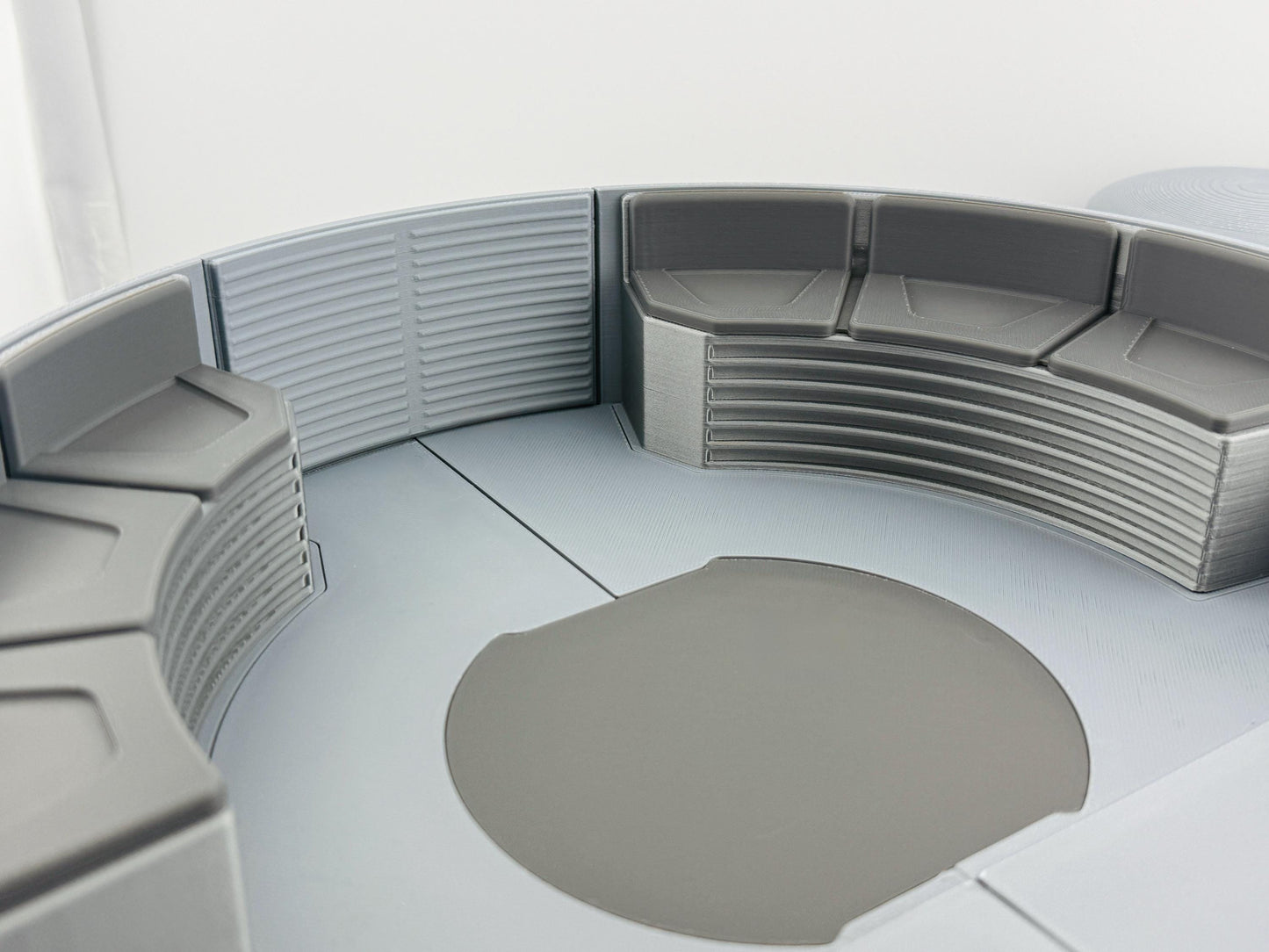 Senate Pod Diorama 1/12 Scale | Star Wars Black Series Display Stand 6 Inch Figure Diorama | Model Kit and Size Options | Landspeeder Luke