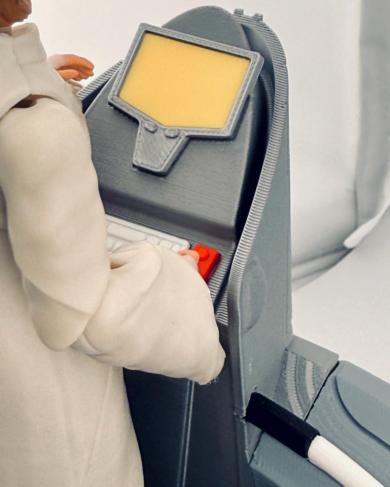 Senate Pod Diorama 1/12 Scale | Star Wars Black Series Display Stand 6 Inch Figure Diorama | Model Kit and Size Options | Landspeeder Luke