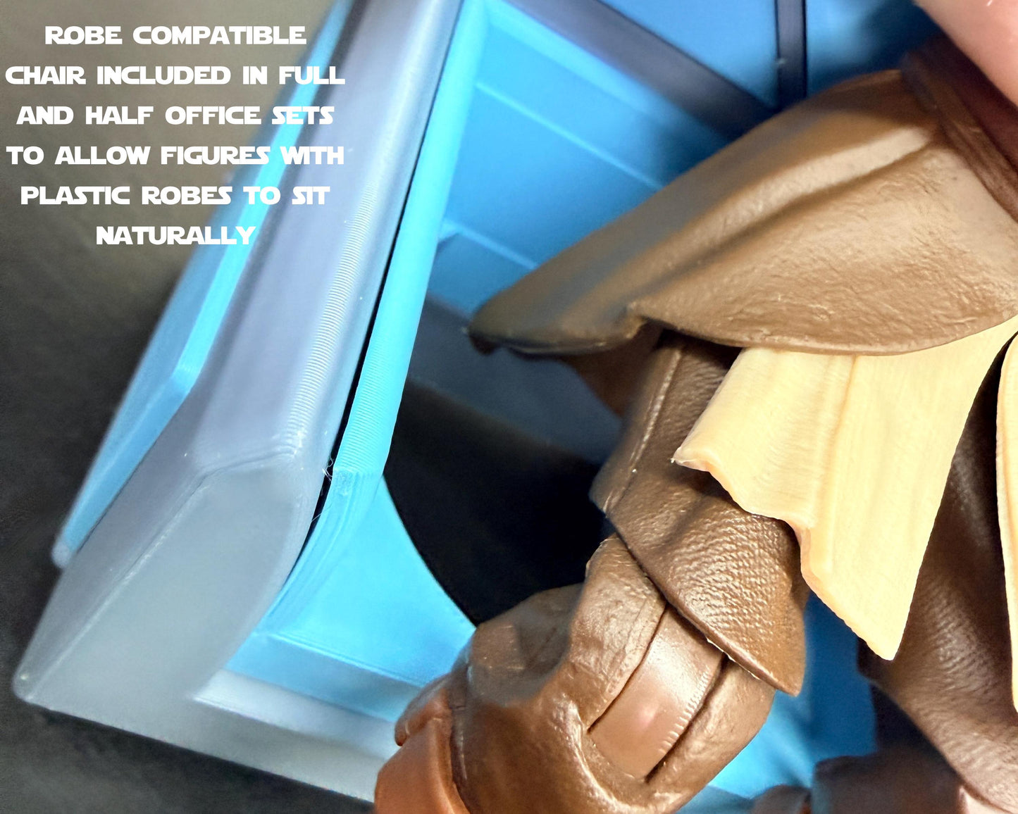 Palpatine's Office Diorama 1/12 Scale | Star Wars Black Series Display Stand for 6 Inch Figures | Choose Your Set | Landspeeder Luke