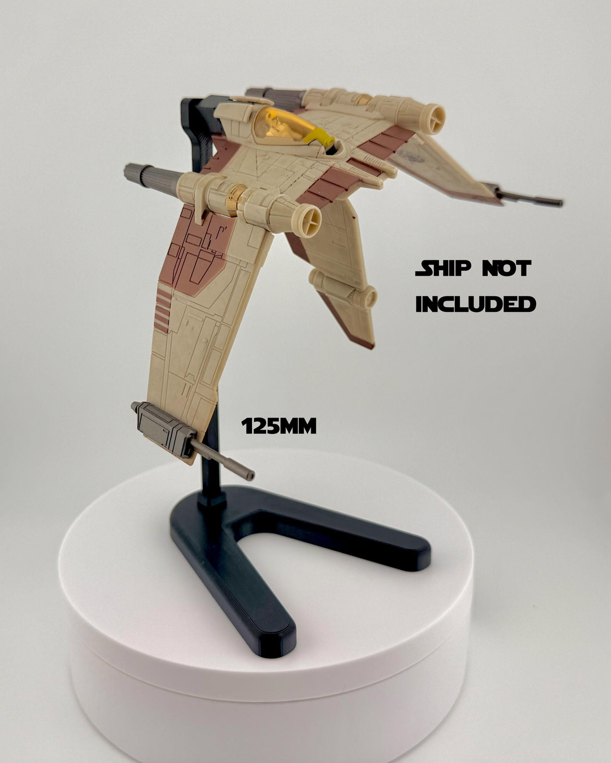 V-19 Torrent Starfighter Flight Stand for Micro Galaxy Squadron | Cosmic Swap Display Stand Packs