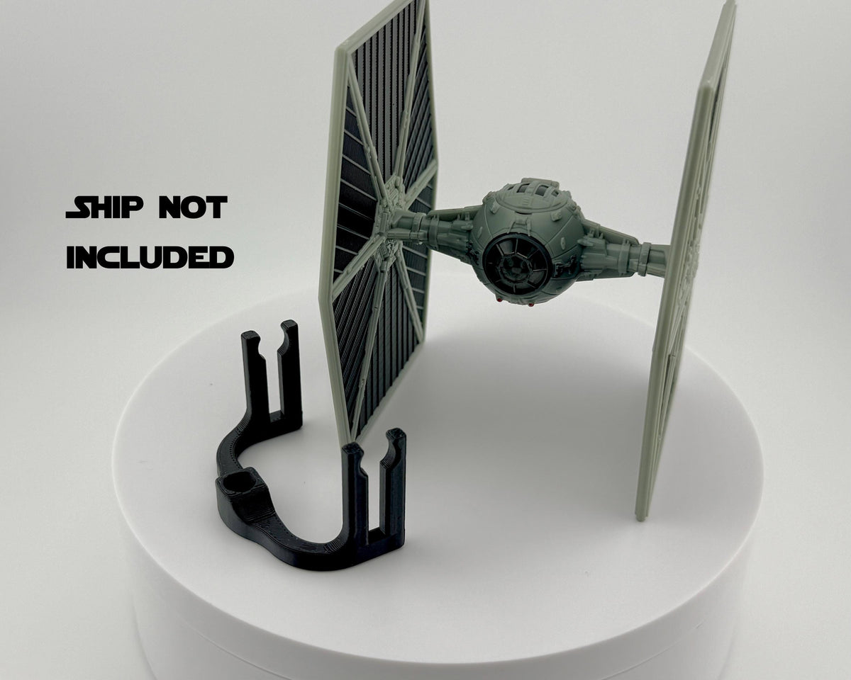 TIE Fighter Flight Stand – Cosmic Swap Modular Display System for Micro Galaxy Squadron | Fixed-Height, Multi-Height, and Dynamic Packs