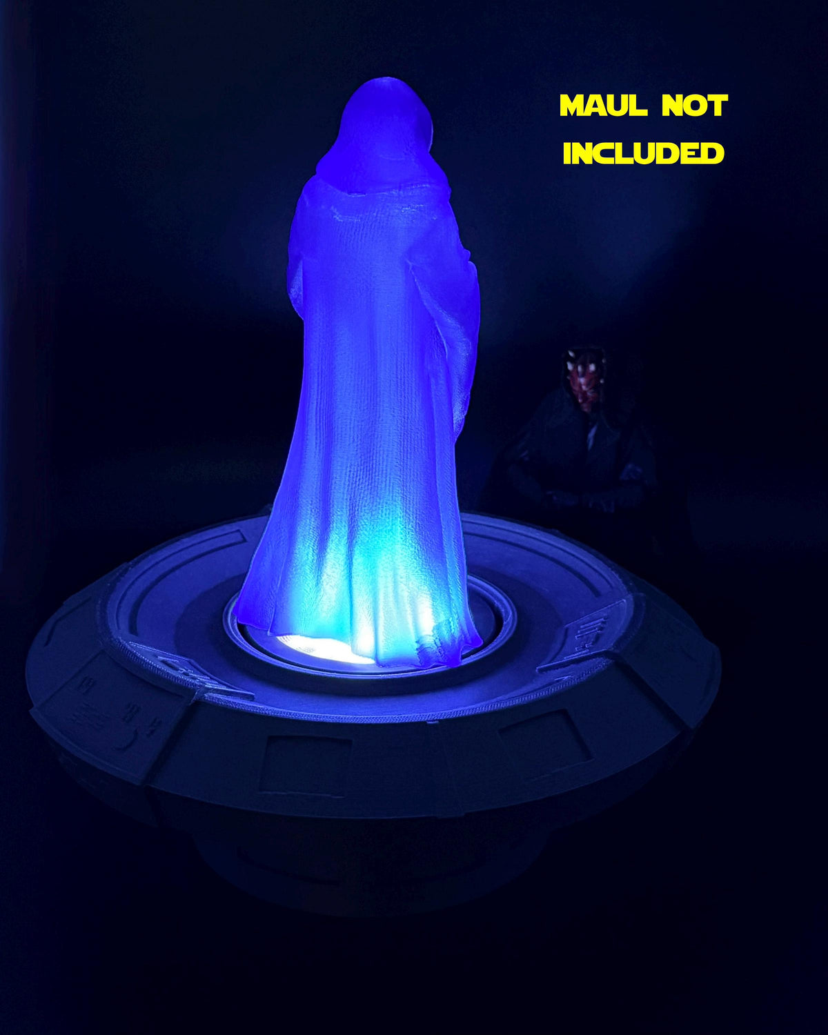 Darth Sidious Inspired Hologram Display Piece | 1:12 Scale Holotable for Black Series | Custom 3D Printed Display | Limited Run