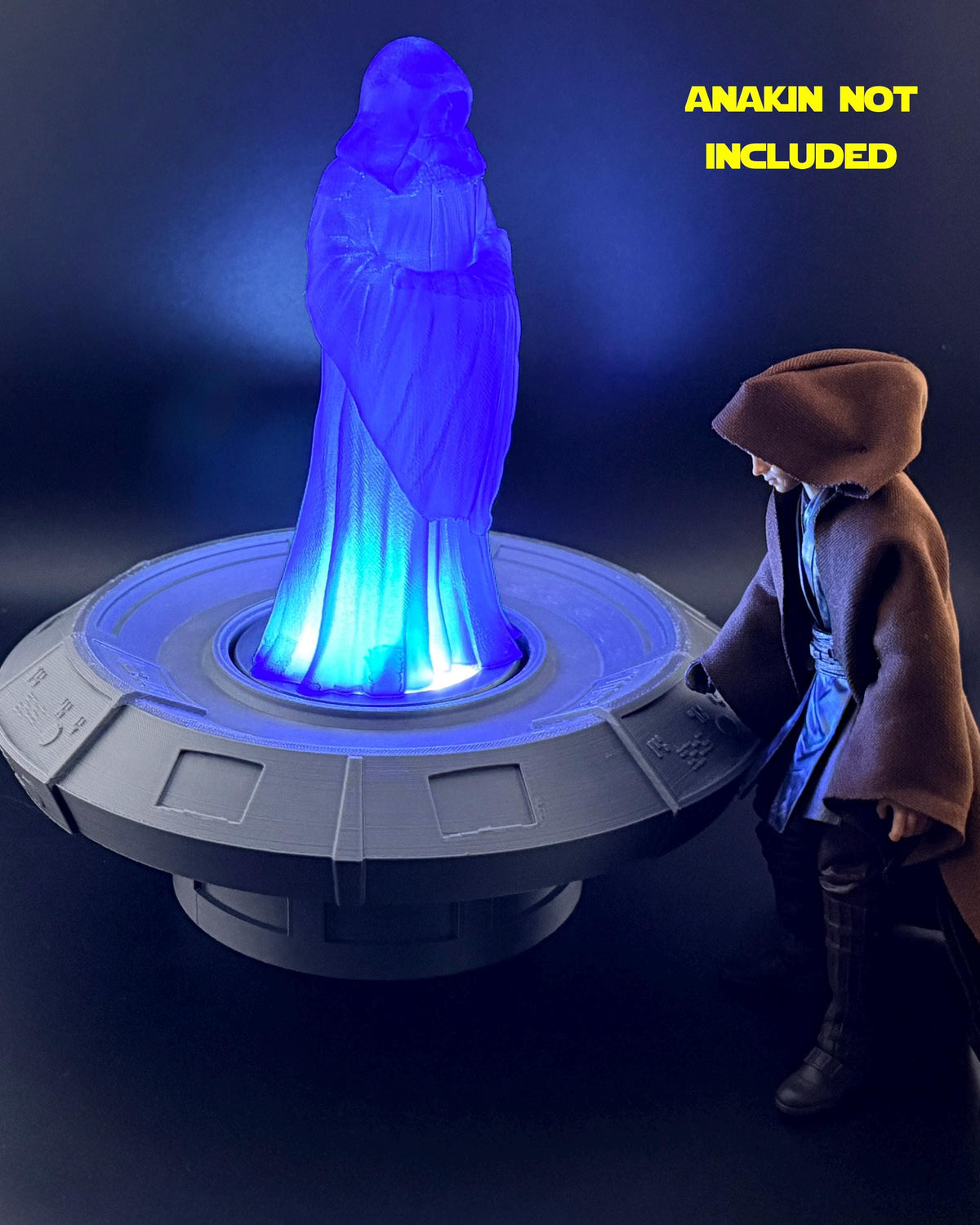 Darth Sidious Inspired Hologram Display Piece | 1:12 Scale Holotable for Black Series | Custom 3D Printed Display | Limited Run