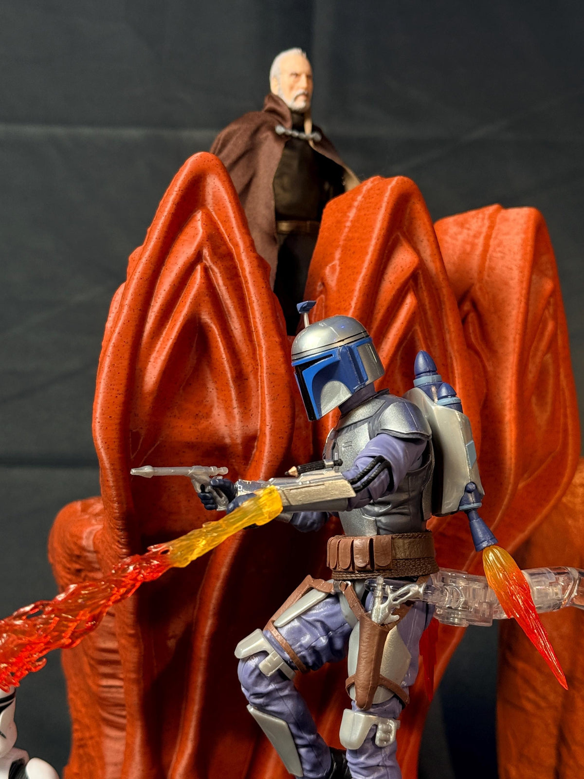 Battle of Geonosis Diorama Set for Black Series & TVC | Attack of the Clones Arena Display for 1/12 and 3.75 Figures