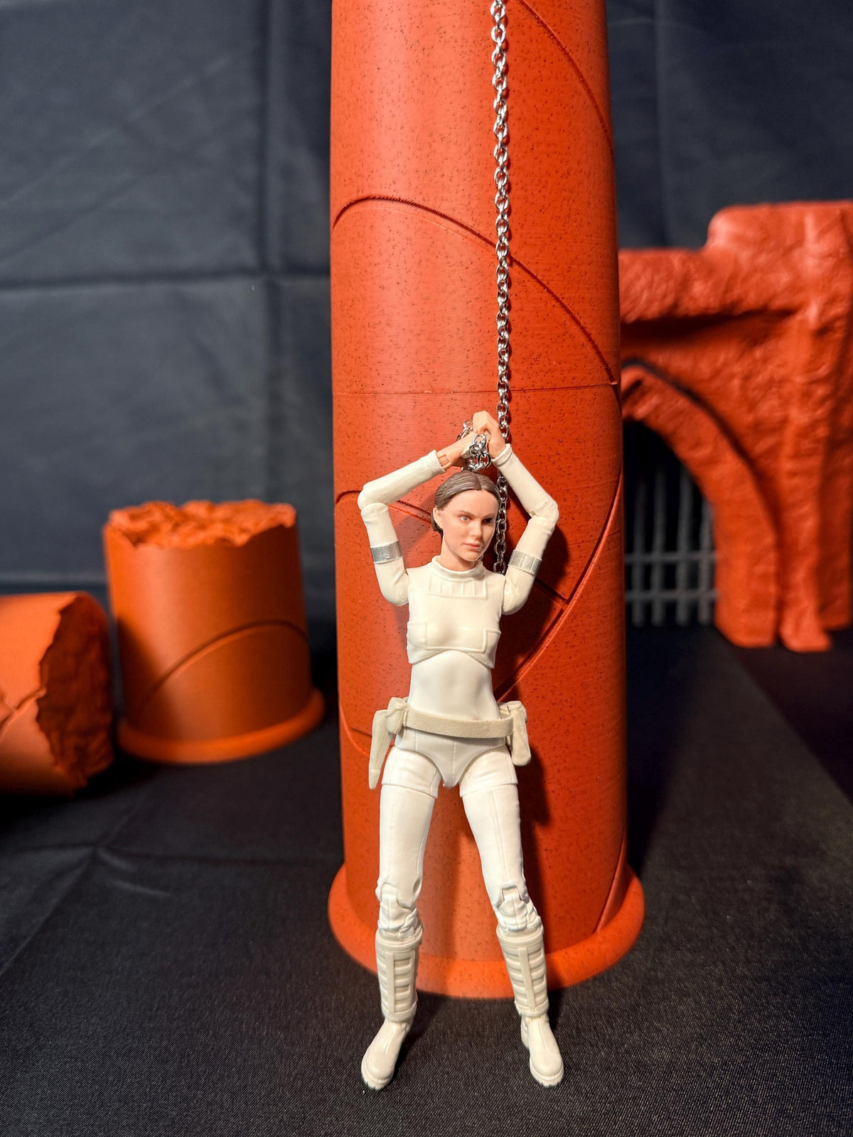 Battle of Geonosis Diorama Set for Black Series & TVC | Attack of the Clones Arena Display for 1/12 and 3.75 Figures
