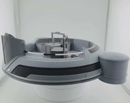 Senate Pod Diorama 1/12 Scale | Star Wars Black Series Display Stand 6 Inch Figure Diorama | Model Kit and Size Options | Landspeeder Luke