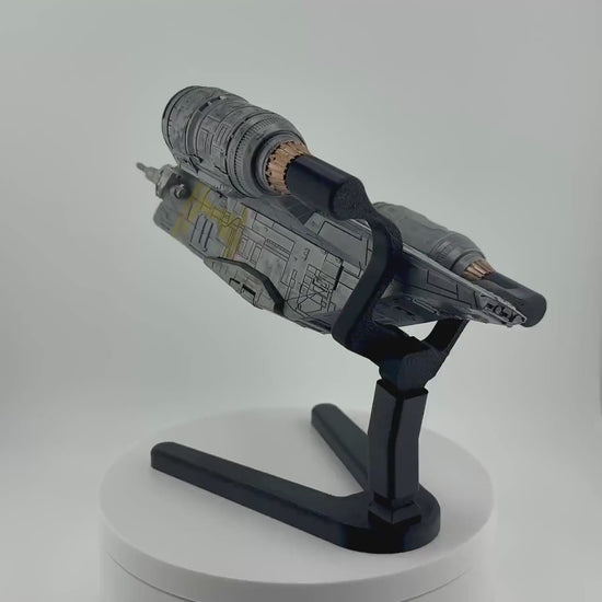 Razor Crest Flight Stand STL File | Modular Display Stand for Micro Galaxy Squadron | Cosmic Swap Flight Stands Digital Download